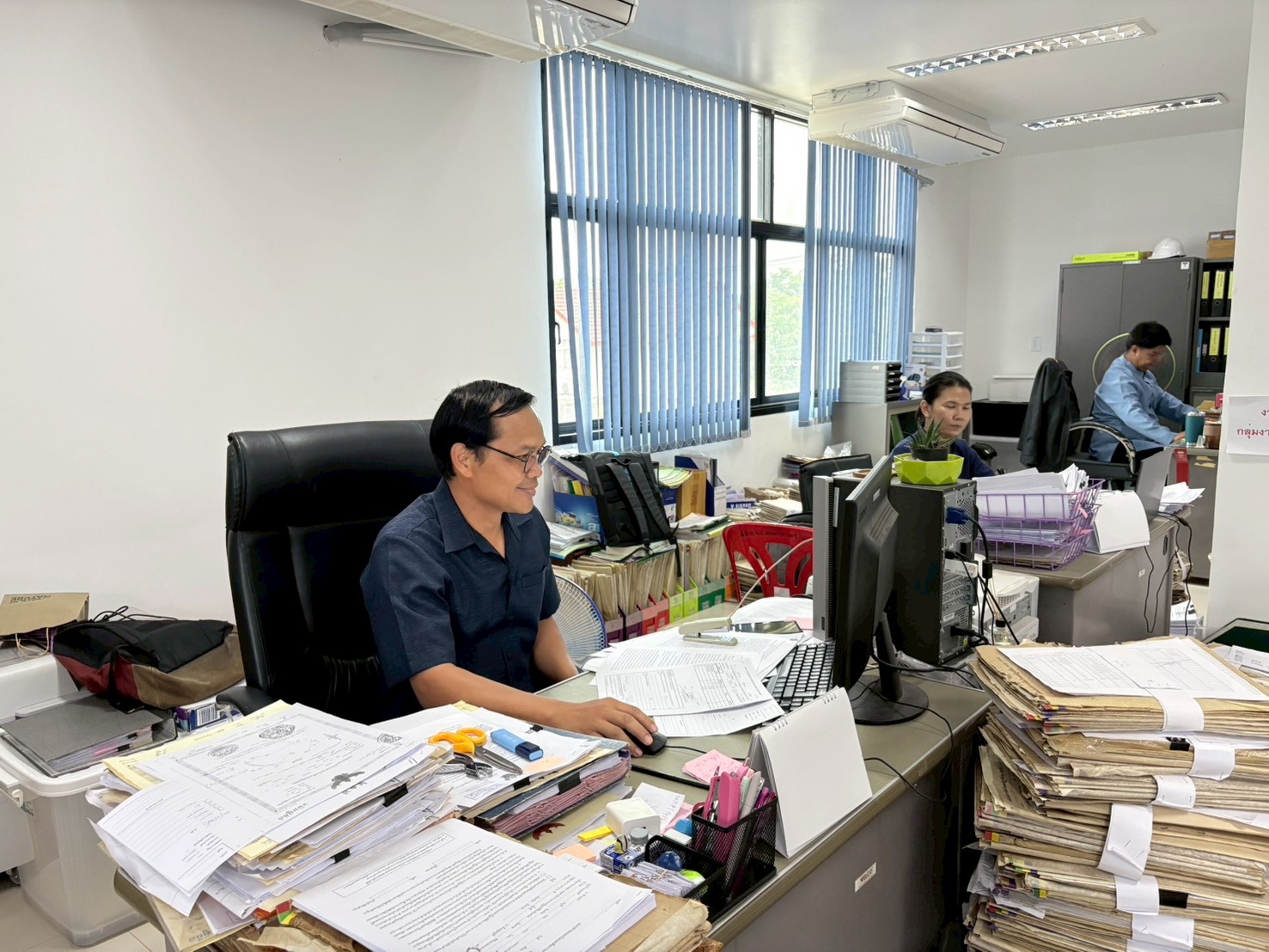 title -  ส.ป.ก.บึงกาฬ ร่วมรณรงค์การแต่งกายตามอัตลักษณ์ไทยสู่สากล ภายต้แนวคิด 